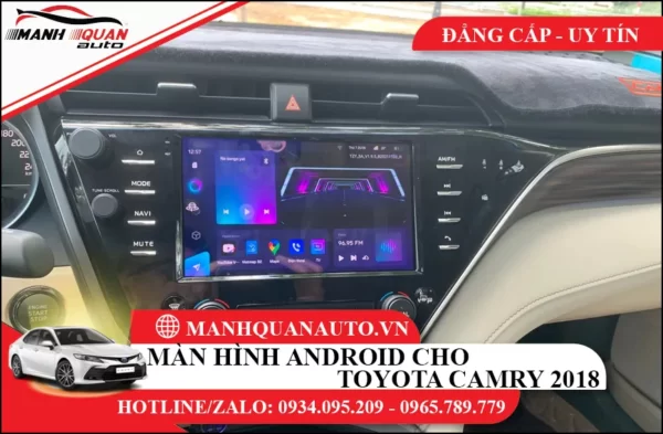 Màn hình android Toyota Camry 2018-2022