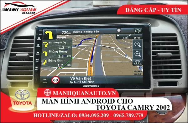 Màn hình android cho Toyota Camry 2002-2006