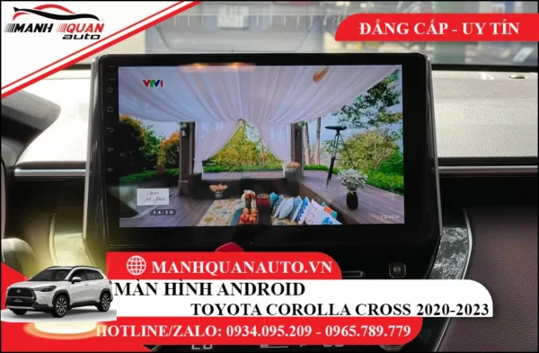 Màn hình android Toyota Corolla Cross 2020-2023