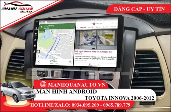 Màn hình android Toyota Innova 2006-2012