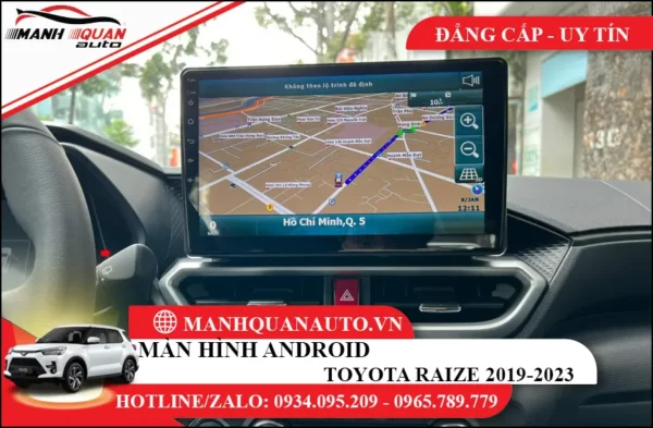 Màn hình android Toyota Raize 2019-2023