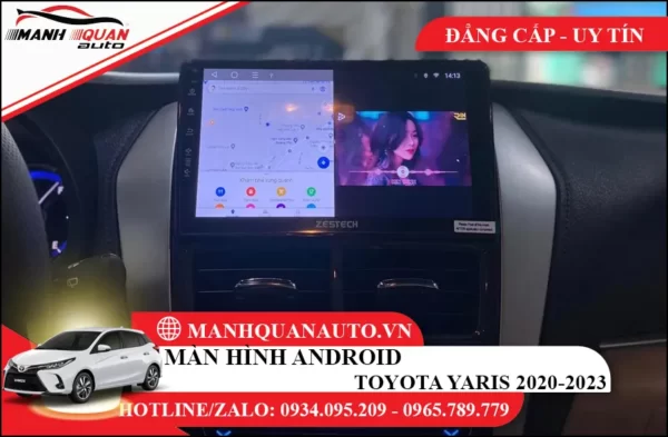 Màn hình android Toyota Yaris 2023