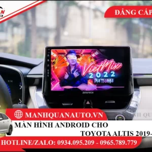 Màn hình android cho toyota Altis 2019-2022