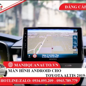 Màn hình android cho toyota Altis 2019-2022