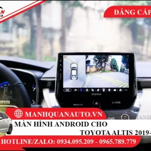 Màn hình android cho toyota Altis 2019-2022