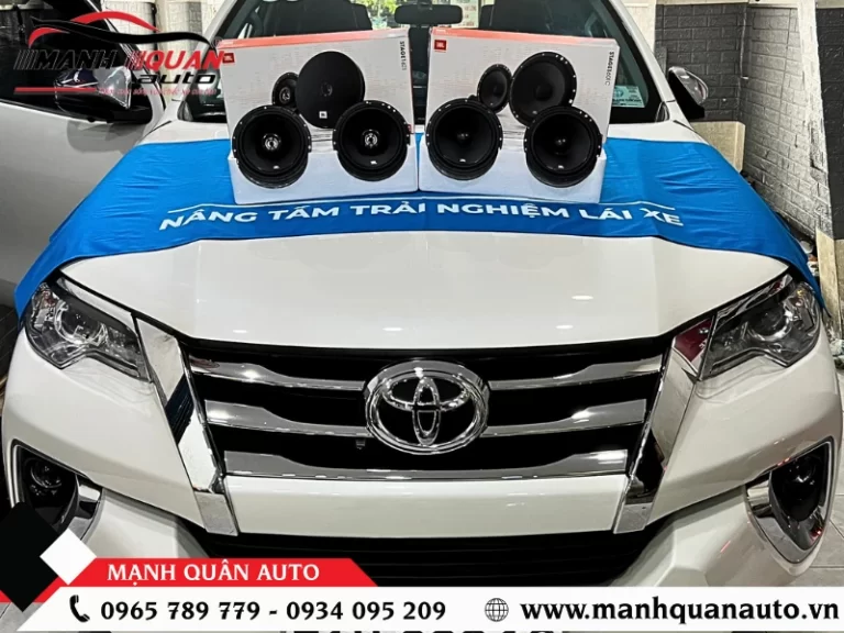 DỰ ÁN Toyota Fortuner Nâng Cấp Cặp Loa Phân Tần JBL Stage1 601C "Cải Thiện Âm Thanh Hiệu Quả" DỰ ÁN Toyota Fortuner Nâng Cấp Cặp Loa Phân Tần JBL Stage1 601C “Cải Thiện Âm Thanh Hiệu Quả”
