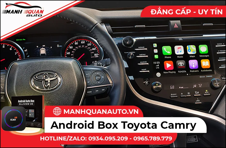 Lap Android Box Cho Toyota Camry