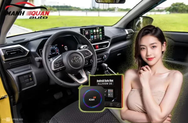 Lắp Android Box Cho Toyota Raize