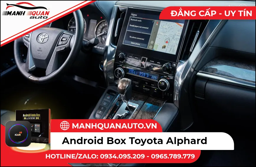 Giá Lắp Android Box Cho Toyota Alphard