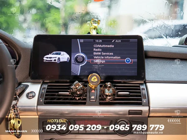 Màn hình android Fly cho BMW X5, X6 CIC 2010-2014