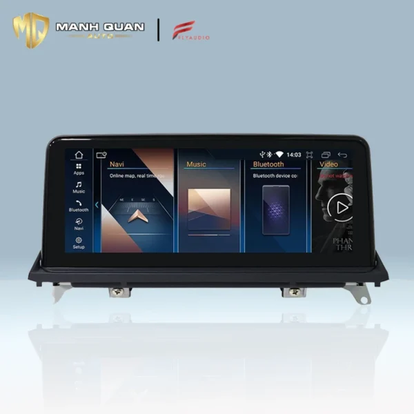 Màn hình android Fly cho BMW X5, X6 CIC 2010-2014