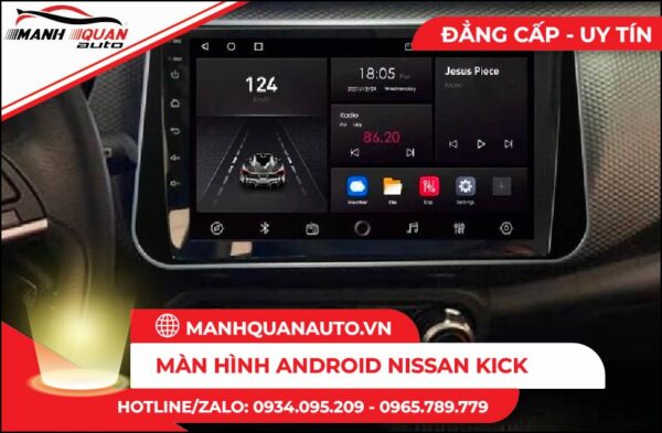 Màn hình android nissan kick