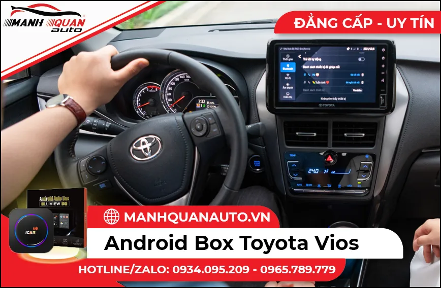 Giá Lắp Android Box Cho Toyota Vios