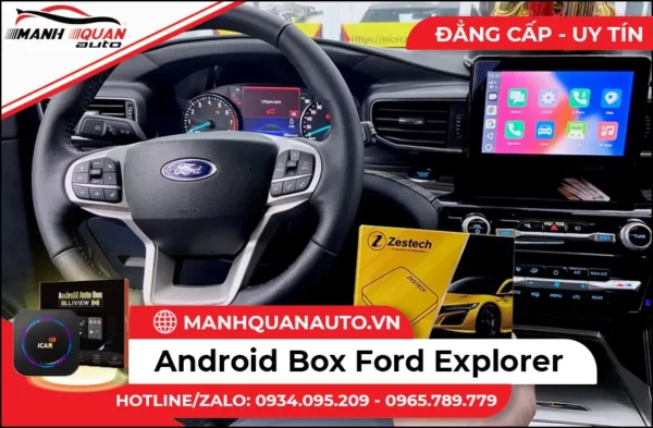 Lap Android Box Cho Ford Explorer