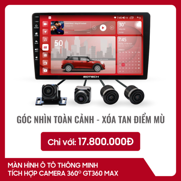 【 Trung tâm 】Lắp Đặt Màn hình android Gotech GT360 MAX tại Tphcm™