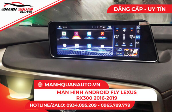 Màn hình Android Fly Lexus RX300 2016-2019