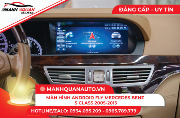 Màn hành Android Fly Mercedes Benz S Class 2005-2013