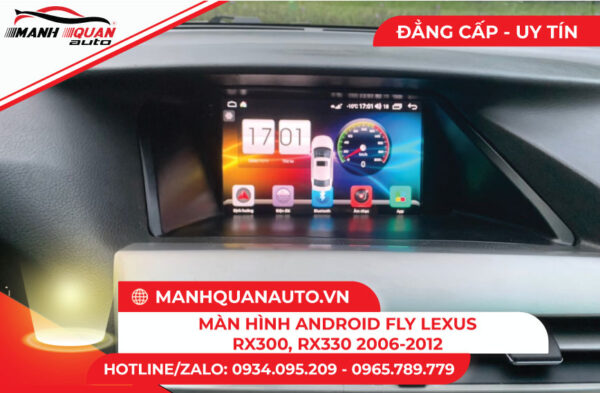 Màn hình android fly Lexus RX300,RX330 2006-2012