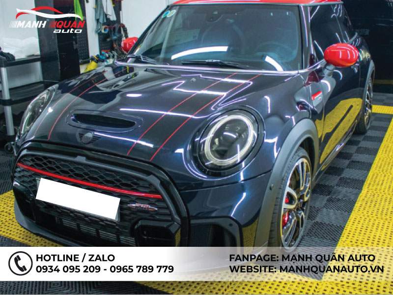 Dán PPF không ảnh hưởng đến zin xe Mini Cooper.