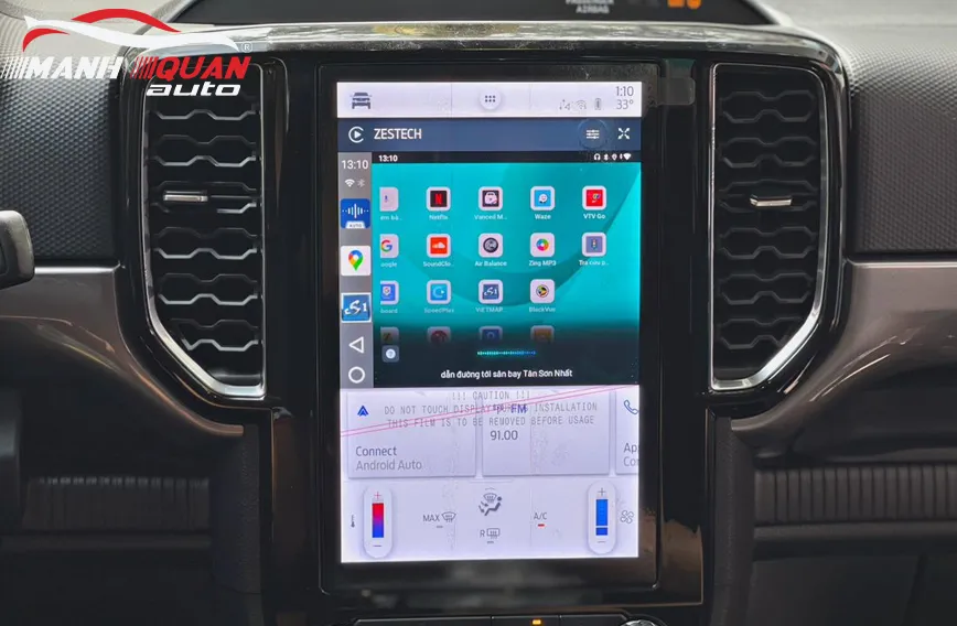Tính năng nổi bật của Android Box trên ô tô Ford Ranger Raptor