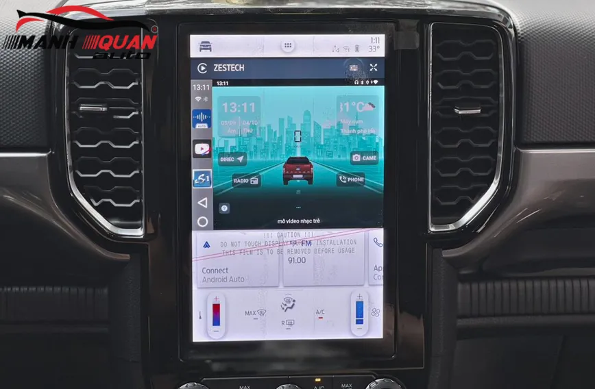 Lắp Android Box cho Ford Ranger Raptor  có mất zin xe không? Còn được bảo hành tại hãng không?