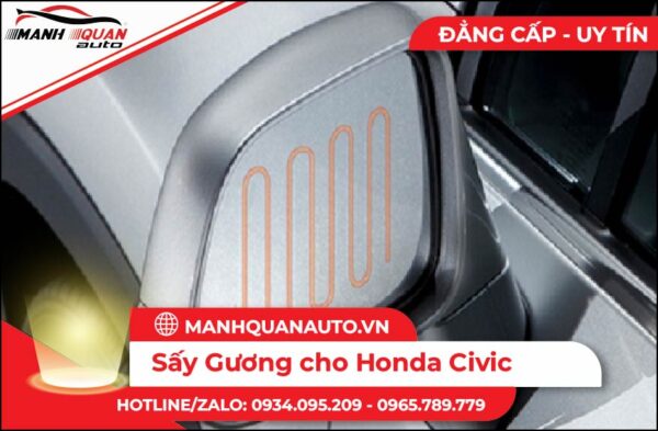 Sấy gương Honda Civic