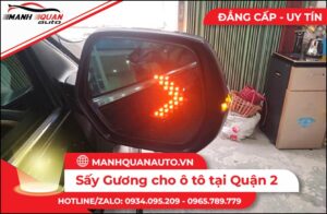 Sấy gương cho ô tô tại quận 2