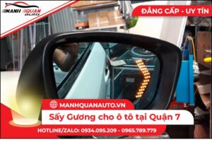 Sấy gương cho ô tô tại quận 7