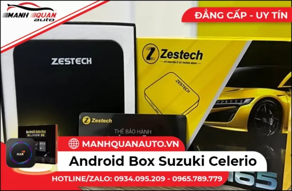 Lắp Android Box Cho Suzuki Celerio