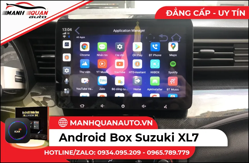 Lắp Android Box Cho Suzuki XL7