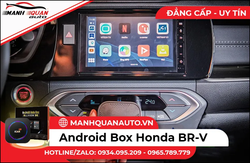 Lap Android Box Cho Honda BR-V