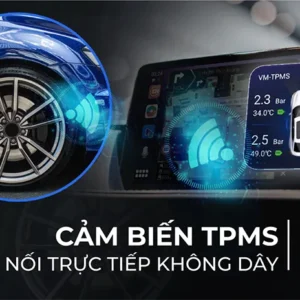 BS10 kết nối không dây với cảm biến áp suất lốp BT10E và BR10I