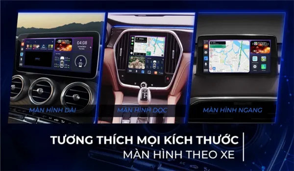 Vietmap BS10 tương thích với mọi kích thước màn hình