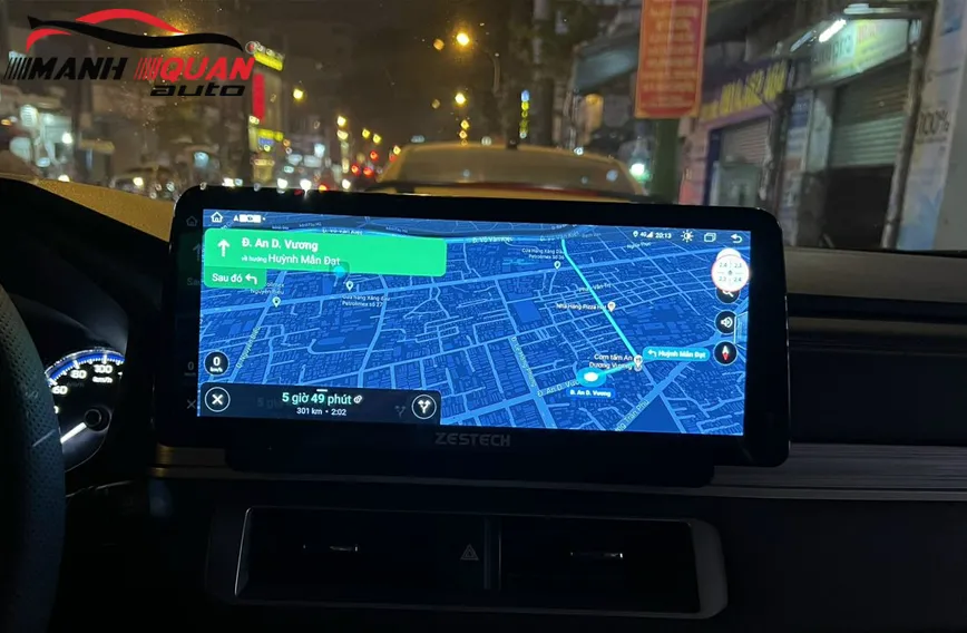 Địa chỉ lắp đặt màn hình android Zestech cho ô tô tại Hậu Giang