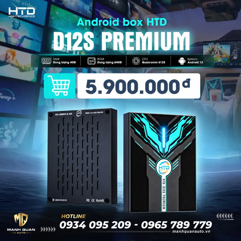 Android Box HTD D12S Premium Bảng giá android box HTD D12S Premium