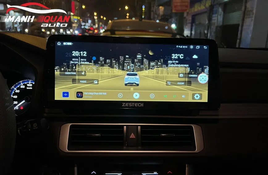 Địa chỉ lắp đặt màn hình android Zestech cho ô tô tại Sóc Trăng
