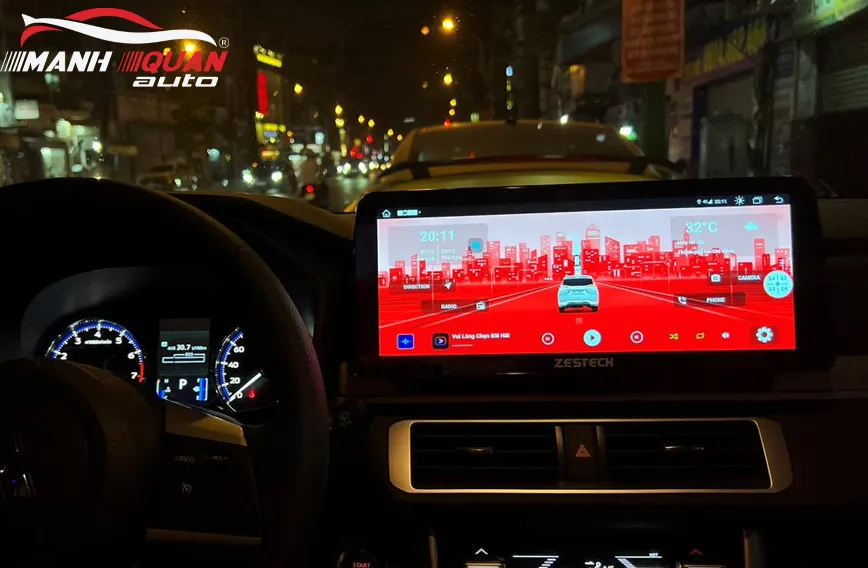 Địa chỉ lắp đặt màn hình android Zestech cho ô tô tại Bạc Liêu