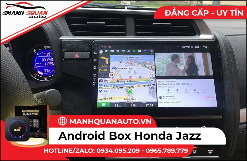 Lap Android Box Cho Honda Jazz