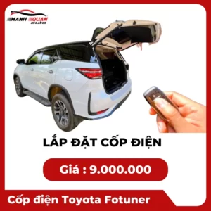 Lắp Cốp Điện Cho Xe Toyota Fortuner 2009 - 2016