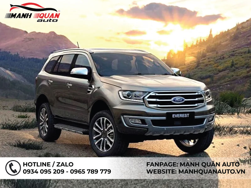 Bảng giá lắp cốp điện cho xe Ford Everest 2016+