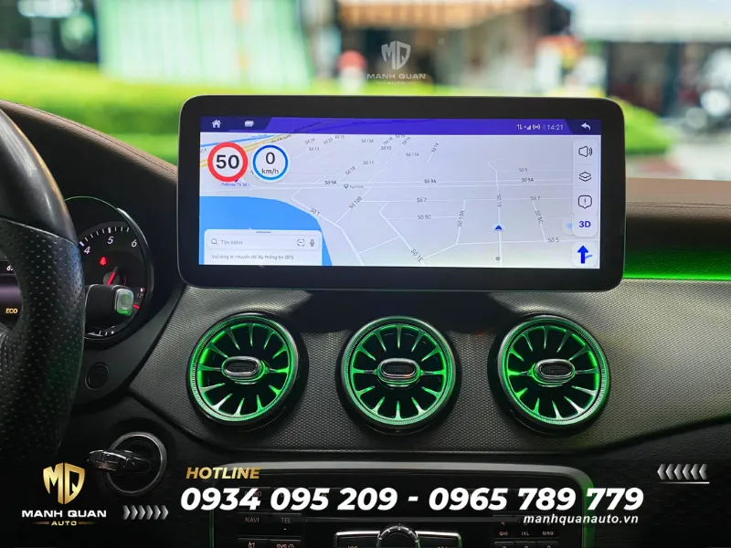 Màn hình android Fly cho Mercedes Benz CLA 2011-2018