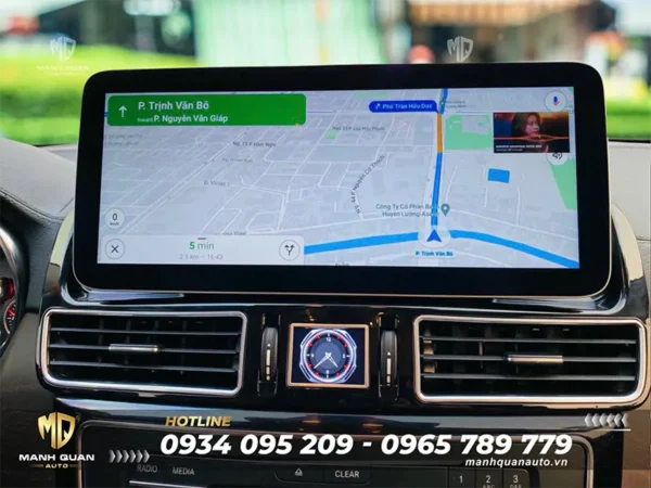 Màn hình android Fly cho Mercedes Benz GLE, GLS 2016-2019