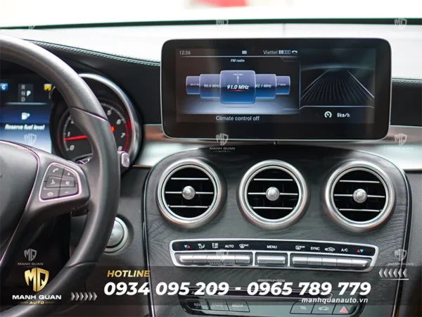 Màn hình android cho Mercedes C-Class 2016 - 2019