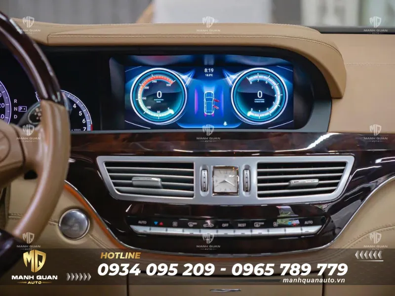 Màn hình android Fly cho Mercedes Benz S Class 2005-2013