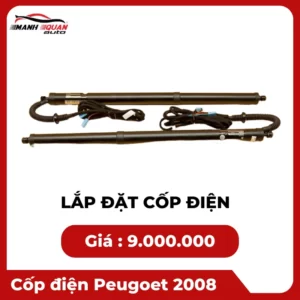 Lắp Cốp Điện Cho Xe Peugoet 2008 2020+