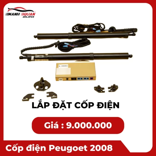 Lắp Cốp Điện Cho Xe Peugoet 2008 2018+