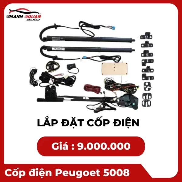 Lắp Cốp Điện Cho Xe Peugoet 5008 2018+