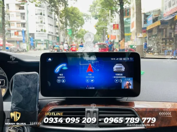 Màn hình android Fly cho Mercedes Benz C Class 2011-2015