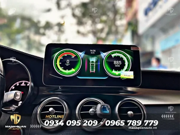 Màn hình liền camera Mercedes Benz GLC 2016-2020