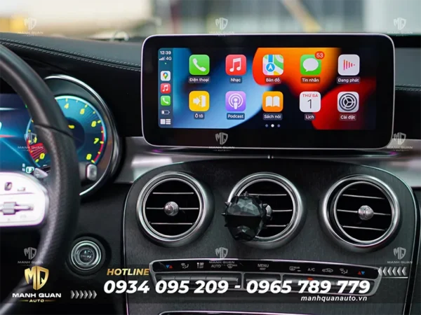 Màn hình android cho Mercedes C-Class 2016 - 2019